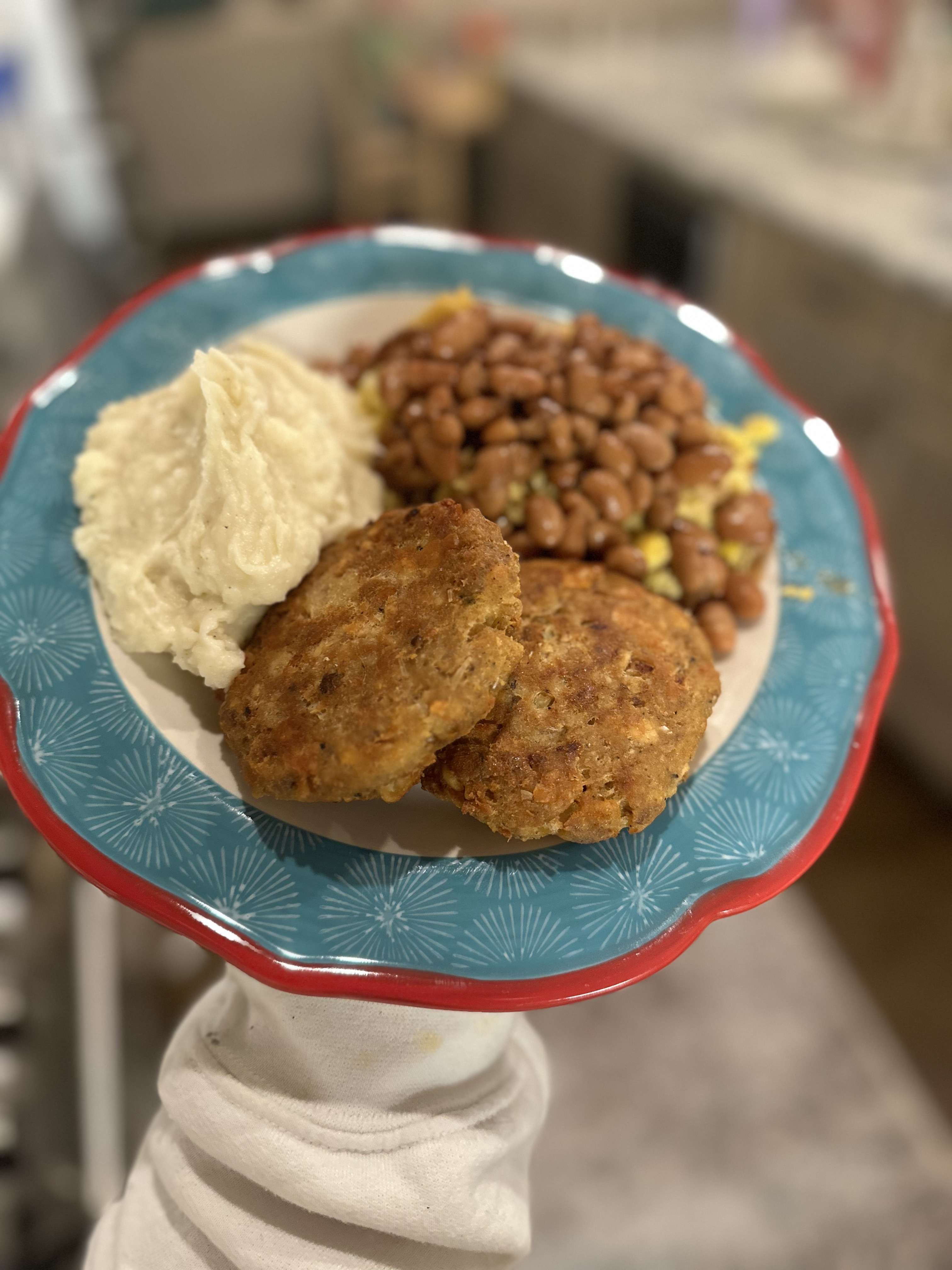 Salmon Patties and Quick Remoulade