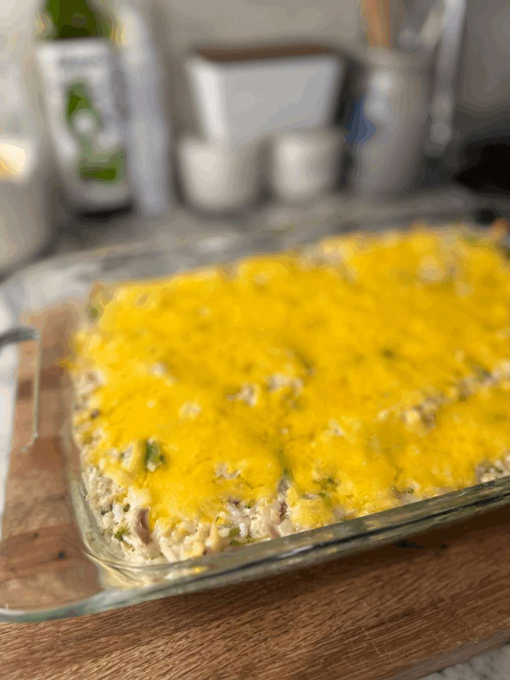 Cheesy Chicken + Broccoli Rice