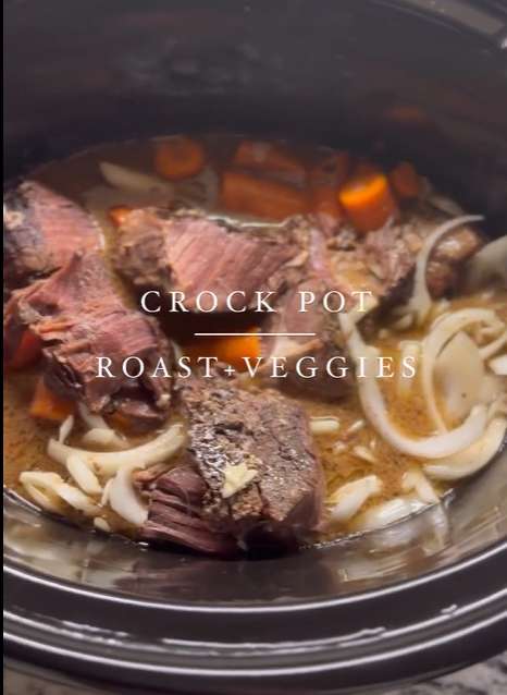 Crockpot Roast + Veggies